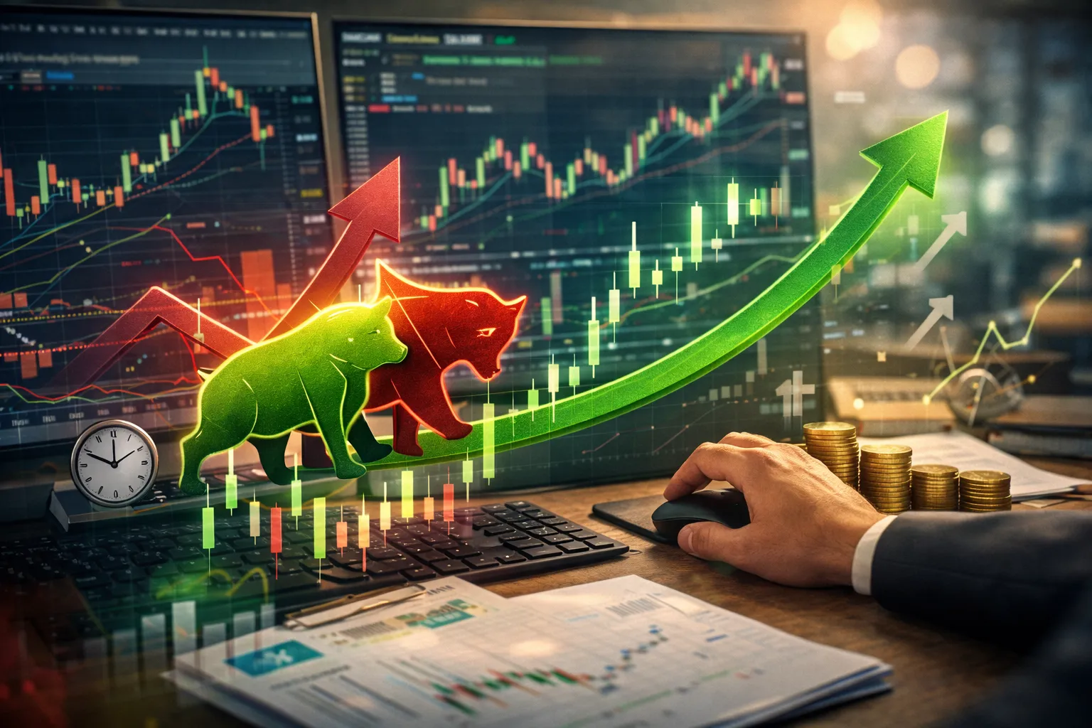 استراتيجيات المضاربة اليومية في سوق الأسهم | دليل أفضل الفرص